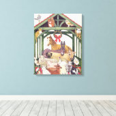 beschut canvas afdruk (Insitu (Houten vloer))