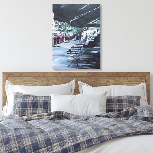 Beschut tegen middagzon canvas afdruk (Insitu (Slaapkamer))