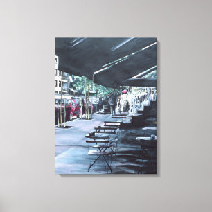 Beschut tegen middagzon canvas afdruk