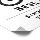 BESE SAKA | Symbool van invloed, kracht, overvloed Poster (Hoek)