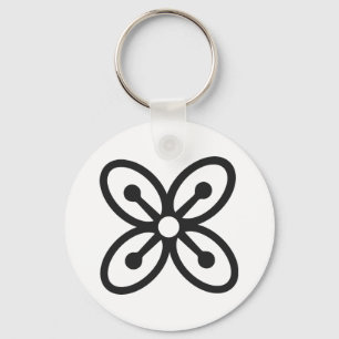 BESE SAKA Symbool van invloed, kracht, overvloed Sleutelhanger