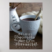 Beside chocolade poster (Voorkant)