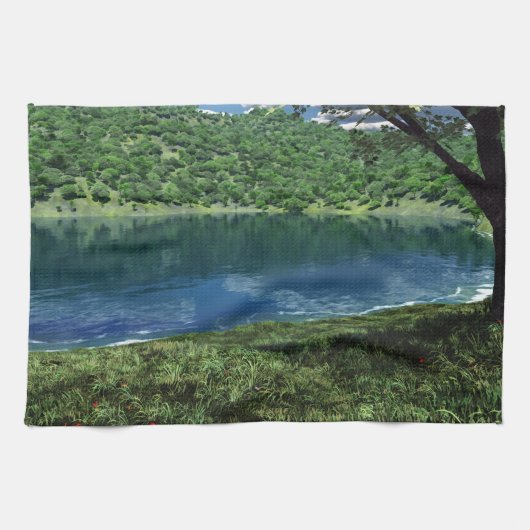 Beside Deep Waters Kitchen Towel Theedoek (Horizontaal)