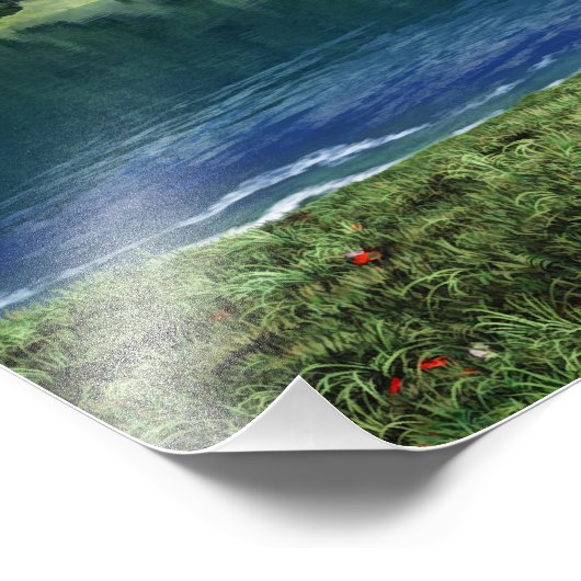 Beside Deep Waters Photo Print Foto Afdruk (Hoek)