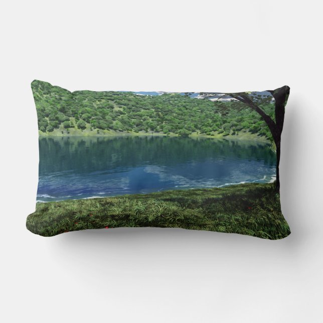 Beside Deep Waters Pillow Kussen (Voorkant)