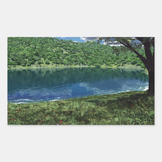 Beside Deep Waters Stickers (Voorkant)