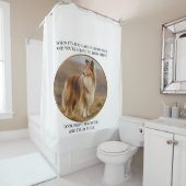 Beside You Collie Douchegordijn (In situ)