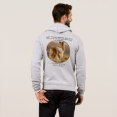 Beside You Collie Hoodie (Achterkant volledig)
