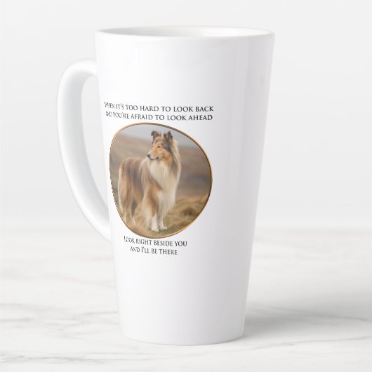 Beside You Collie Latte Mok (Linkerhoek)