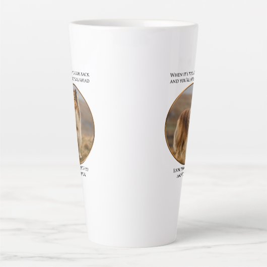 Beside You Collie Latte Mok (Voorkant)