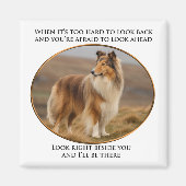 Beside You Collie Magneet (Voorkant)
