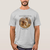 Beside You Collie T-shirt (Voorkant)