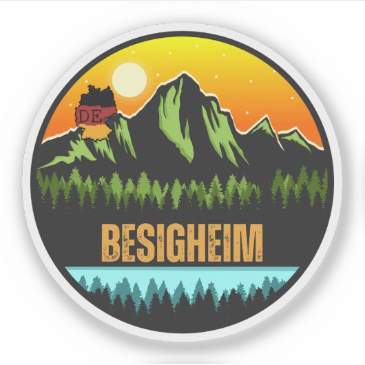 Besigheim, Duitsland Sticker (Voorkant)