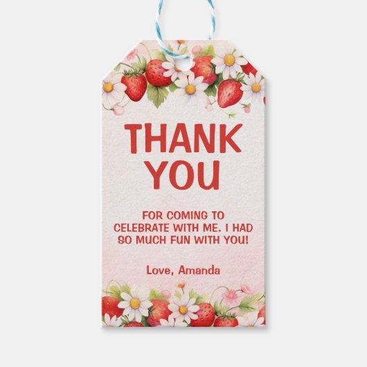 Besje Eerste Verjaardag is Erg Zoet Cadeaulabel (Voorkant)