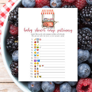Besje - emoji pictionary spel voor baby shower