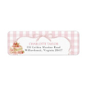 Besje Zoete Baby Shower Etiket (Voorkant)