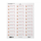 Besje Zoete Baby Shower Etiket (Full Sheet)