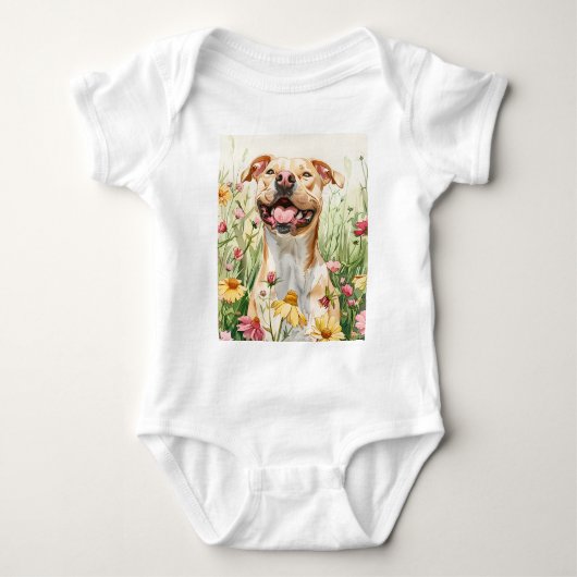 Beskermd door Pit Bull Romper (Voorkant)