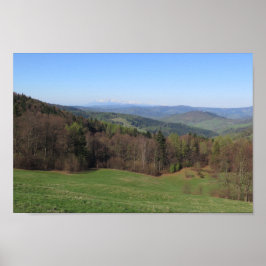 Beskid Sadecki spring Poster