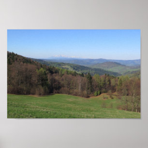 Beskid Sadecki spring Poster