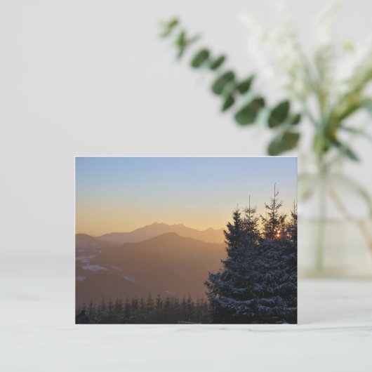 Beskid Sądecki Uitzicht voor Tatras Briefkaart (Staand voorkant)