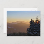 Beskid Sądecki Uitzicht voor Tatras Briefkaart (Voorkant / Achterkant)