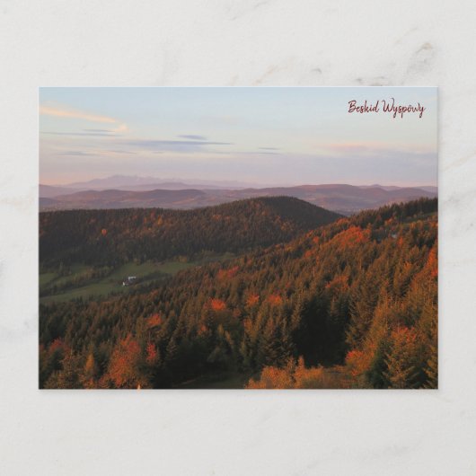 Beskid Wyspowy Briefkaart (Voorkant)