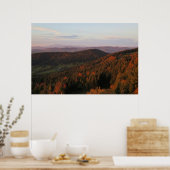 Beskid Wyspowy herfst Poster (Keuken)