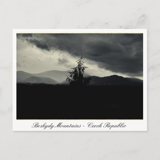 Beskydy mounta, Lysa Hora, Morava Tsjechië Briefkaart (Voorkant)
