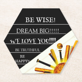 BESLAG OP ZONDAG! KARTONNEN ONDERZETTERS