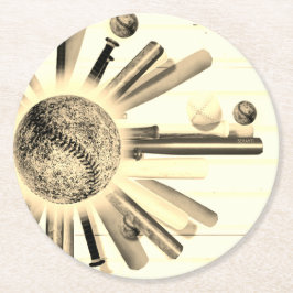 BESLAG OP ZONDAG! RONDE KARTONNEN ONDERZETTER