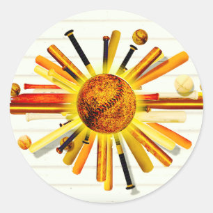 BESLAG OP ZONDAG! RONDE STICKER