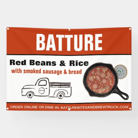 beslag spandoek (Horizontaal)