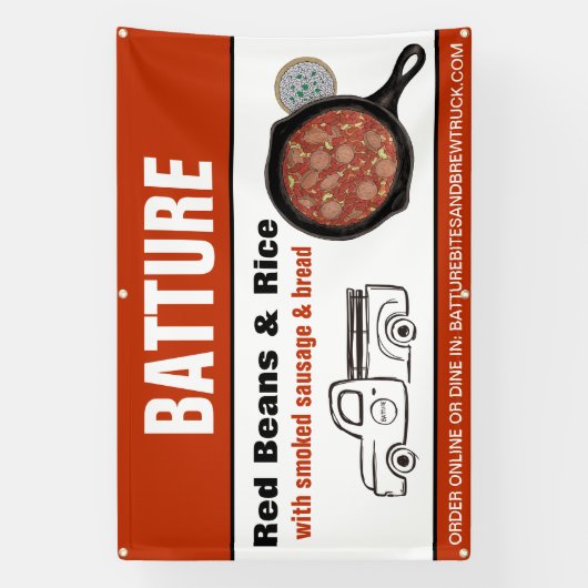 beslag spandoek (Verticaal)