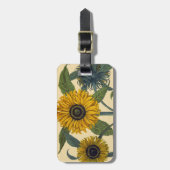 Besler: Zonnebloem Bagagelabel (Voorkant verticaal)