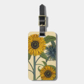 Besler: Zonnebloem Bagagelabel (Voorkant verticaal)