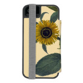 Besler: Zonnebloem Incipio iPhone Portemonnee Hoesje (Agenda Achterkant)