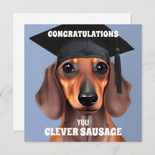 Besleurde worst bedankkaart (Voorkant / Achterkant)