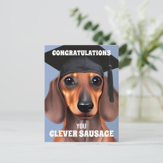 Besleurde worst briefkaart (Staand voorkant)