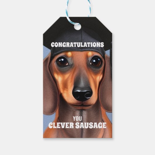 Besleurde worst cadeaulabel (Voorkant)
