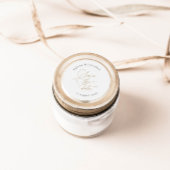 Beslis de datum sticker met kalligrafie lettertype