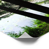Beslis om ~ Forest Stream Foto te proberen Poster (Hoek)