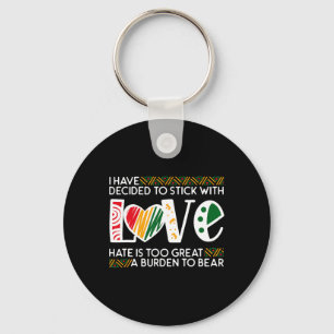 Beslis Stick Love Milk Black Geschiedenis Melanin Sleutelhanger