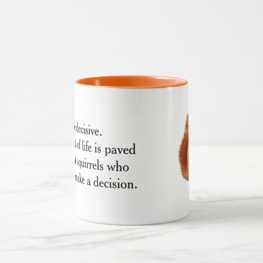 Beslissen - Eekhoorn Mok (Midden)