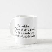 Beslissen - Eekhoorn Mok (Voorkant links)