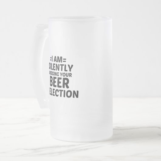 BESLISSING BEER SELECTIE MATGLAS BIERPUL (Voorkant links)