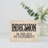 Beslissing Briefkaart (Staand voorkant)