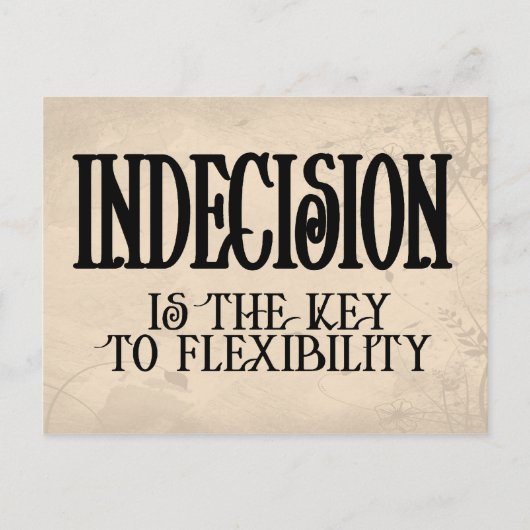 Beslissing Briefkaart (Voorkant)