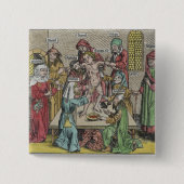 Beslissing Vierkante Button 5,1 Cm (Voorkant)