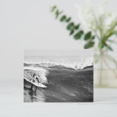 Beslissingen in zwart-wit briefkaart (Staand voorkant)